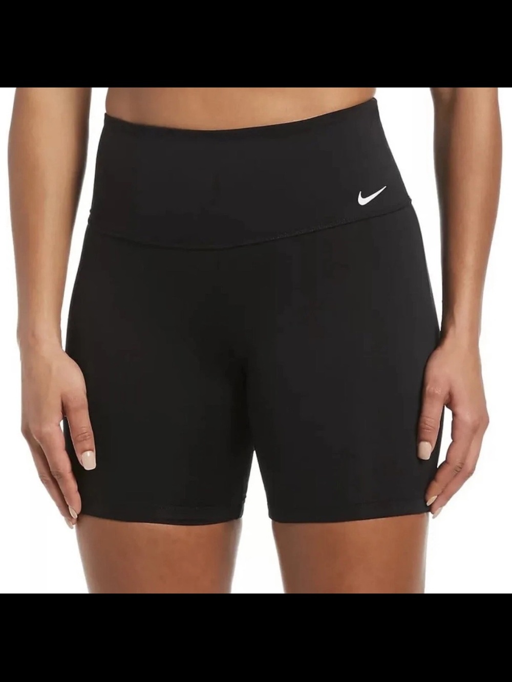 Nike Dri Fit Women’s Black High-Waist Training Shorts